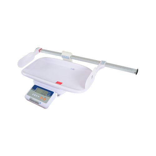 Regla integrada para medir altura de bebés hasta 80 cm