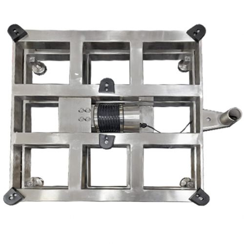 Parte trasera de la plataforma CS SS con estructura en acero inoxidable