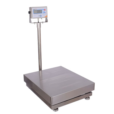 Báscula recargable con puerto RS232 y acumulación de pesadas