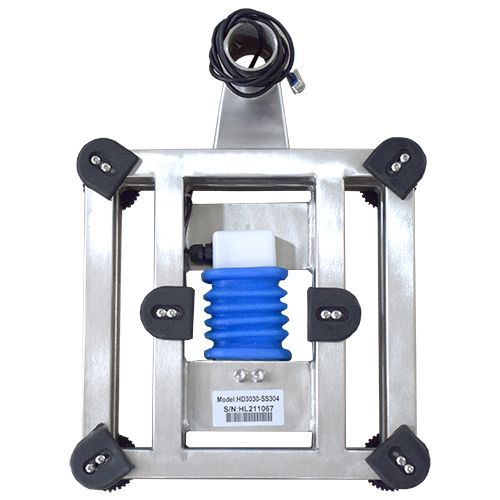 Detalle de la celda de carga monobloque protegida contra humedad