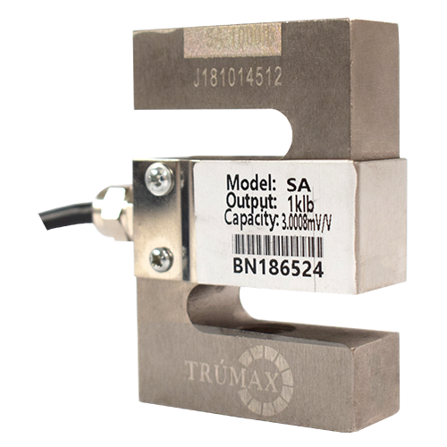 Vista frontal de la SA Celda de carga tipo S