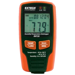 Datalogger Extech RHT20 vista frontal