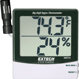 Termohigrómetro Extech con Sonda Remota vista frontal