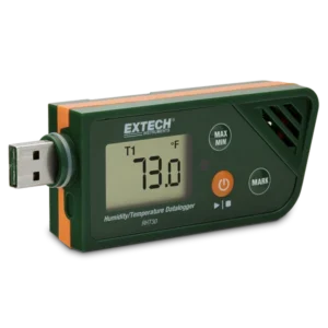 Datalogger Temperatura y Humedad Extech RHT30/RHT35 vista frontal