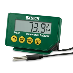 Indicador de Temperatura Compacto Extech TM20 vista frontal