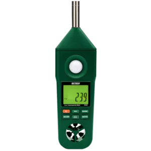 Medidor Ambiental 5 en 1 Extech EN300 vista frontal