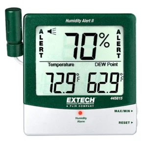 Termohigrómetro con punto de rocío vista frontal