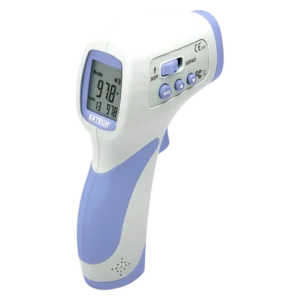 Termómetro Digital Infrarrojo Frontal sin Contacto Extech IR200 vista frontal